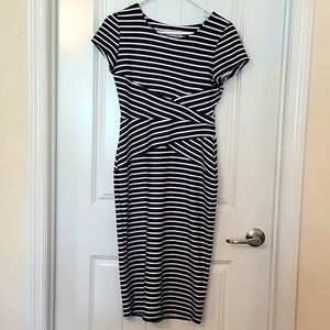 Shelby Palmer Navy/ White Dress. Size Small